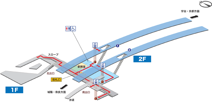 JR小倉駅構内図