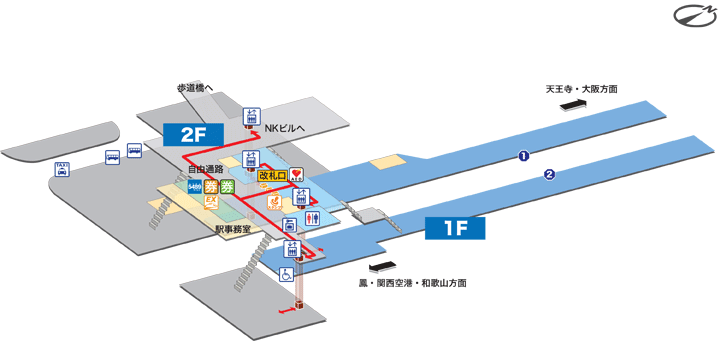堺市駅構内図