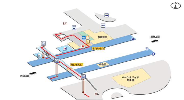 瀬戸駅構内図